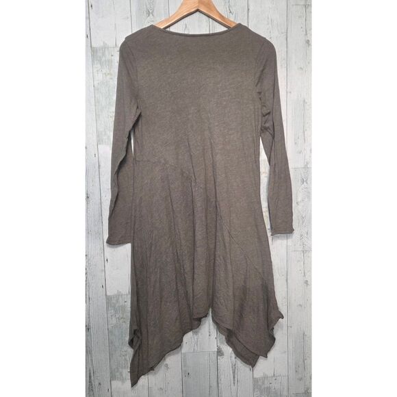 Chalet Cotton Blend Asymmetrical Handkerchief Hem Goblincore Dress Sz. M - Picture 3 of 7